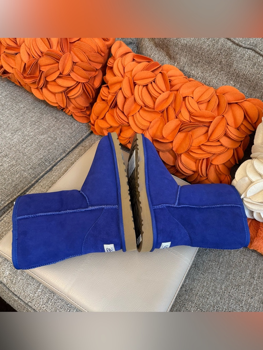 ❣️🆕UGG Women's Short Classic Boots in Deep Periwinkle Suede S/N 5825❣️ - Picture 8 of 11